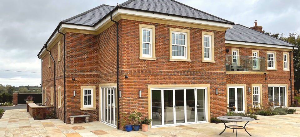 House with extensive smart security system including cctv