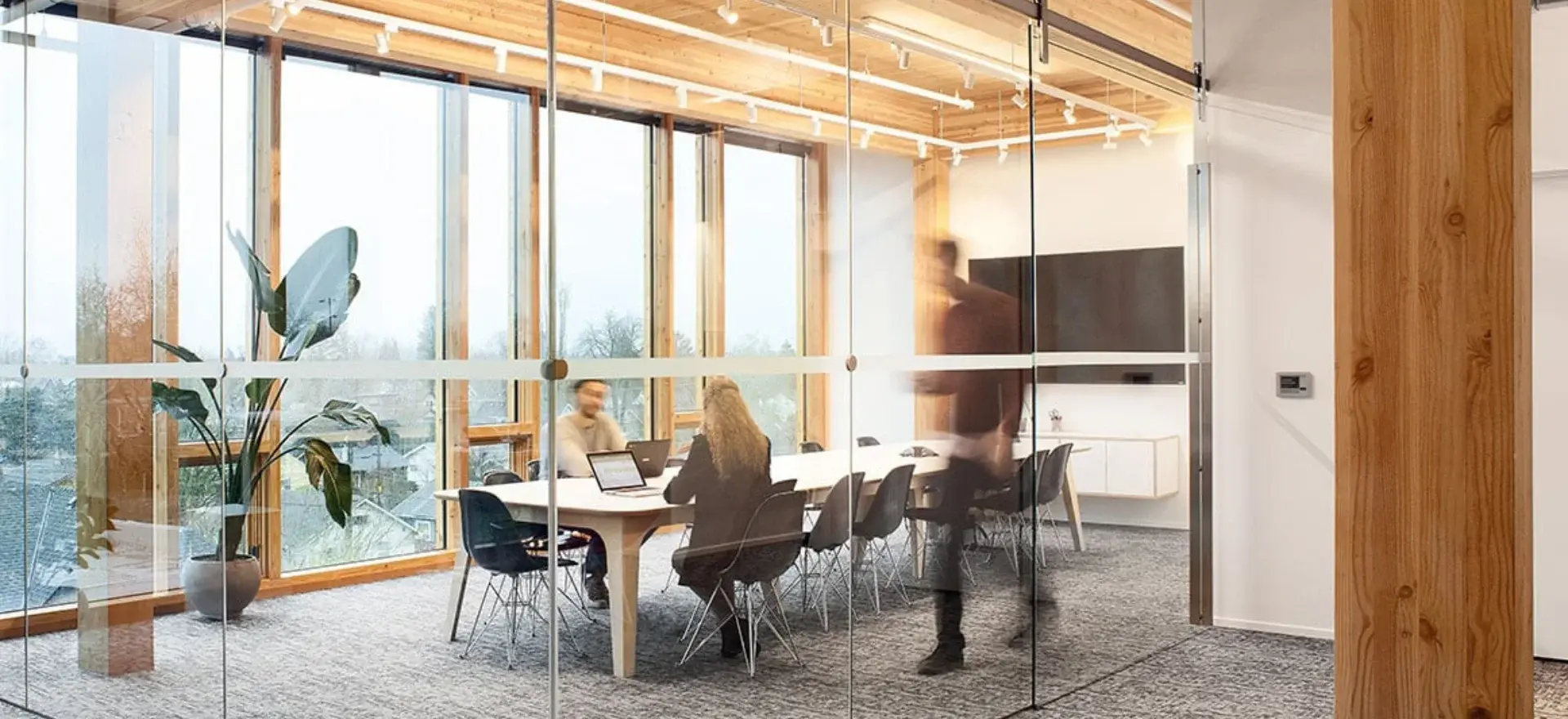 Video Conferencing Room door